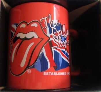 The Rolling Stones china mug in presentation box