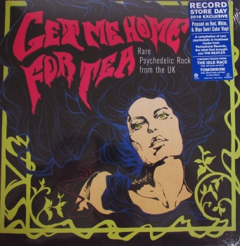 Get Me Home For Tea     Rare Psychedelic Rock From The UK  2016 Red,White, & Blue Swirl Color Vinyl  Record Store Day Issue