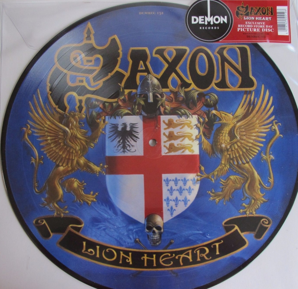 Saxon       Lion Heart  Exclusive Record Store Day Picture Disc  2016 Vinyl