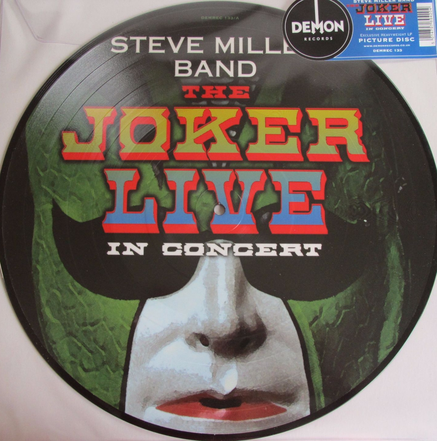 Steve Miller Band The Joker live In Concert Exclusive Heavyweight LP Picture Disc
