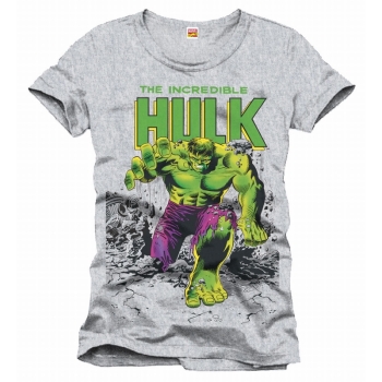 The Incredible Hulk Official Marvel t-shirt Grey