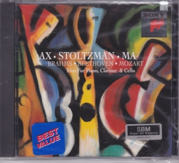 Ax.Stoltzman.Ma  Brahms. Beethoven . Mozart Trios For Piano,Clarinet & Cello  1995 CD