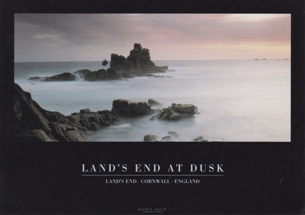 Land's End At Dusk   Postcard