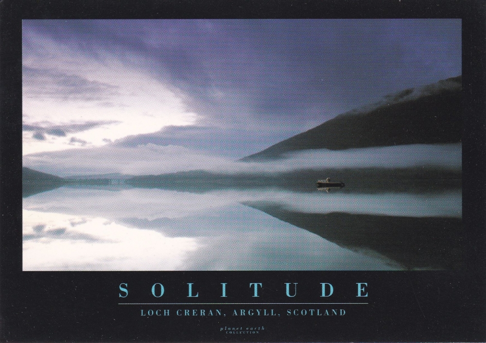 Solitude  ( Loch Creran, Argyll, Scotland )  Postcard ( Planet Earth Collec