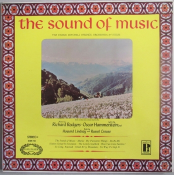 The Sound Of Music - The Parris Mitchell Strings, Orchestra & Voices   1965 Vinyl LP  Pre-Used