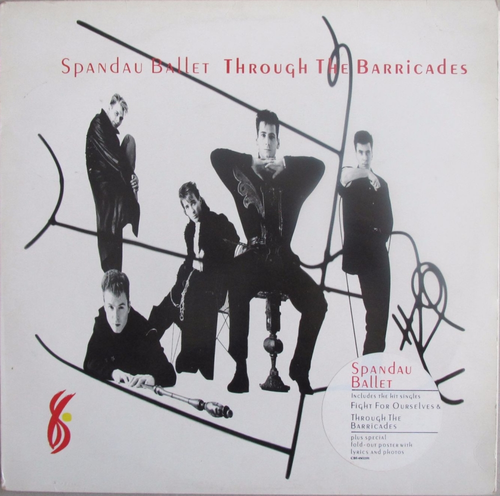 Spandau Ballet   Through The Barricades    1986 Vinyl LP With Special Fold-