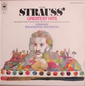 Strauss   Johann Strauss Greatest Hits    Ormany / Philadelphia Orchestra    Vinyl LP  Pre-Used