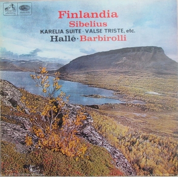 Sibelius    Finlandia  Halle / Barbirolli    1966 Vinyl LP  Pre-Used