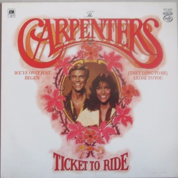 Carpenters     Ticket To Ride        1970 Vinyl LP   Pre-Used