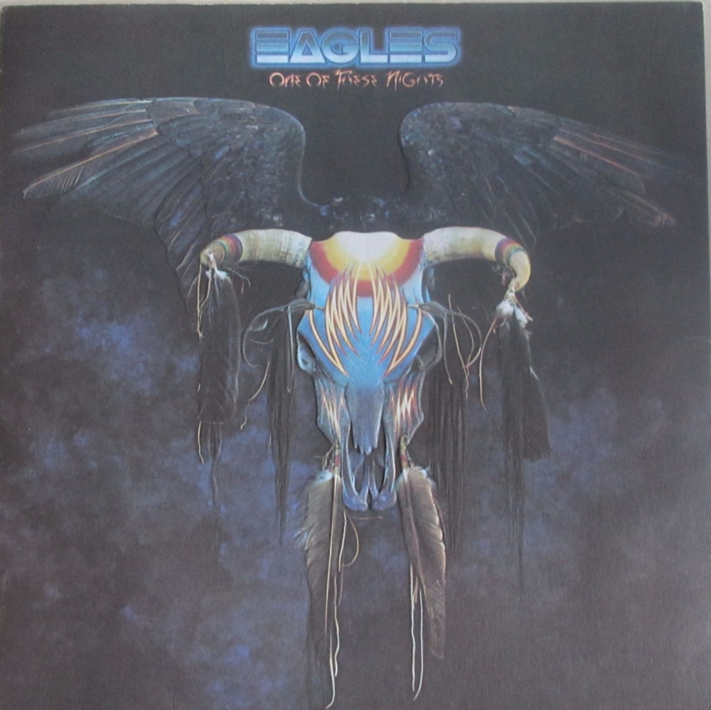 Eagles      One Of These Nights    1976 Vinyl LP Embossed Sleeve     Pre-Us