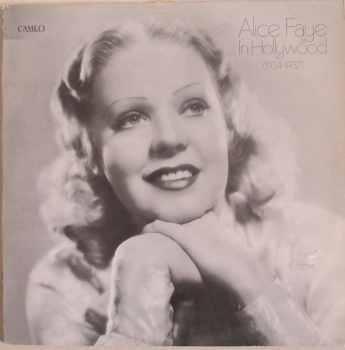 Alice Faye       In Hollywood (1934-1937)      Vinyl LP   Pre-Used