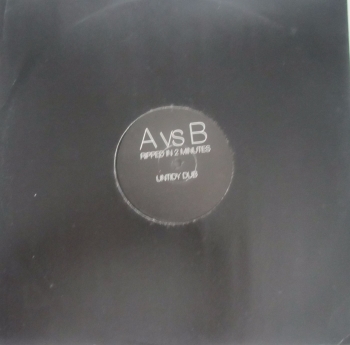 A vs B        Ripped In 2 Minutes          12"Vinyl  Single Pre-Used