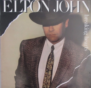 Elton John        Breaking Hearts         1984 Vinyl LP       Pre-Used