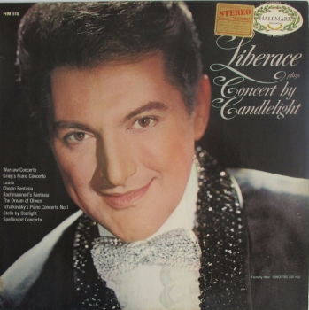 Liberace   Liberace Plays Concert By candlelight         1966 Vinyl LP       Pre-Used