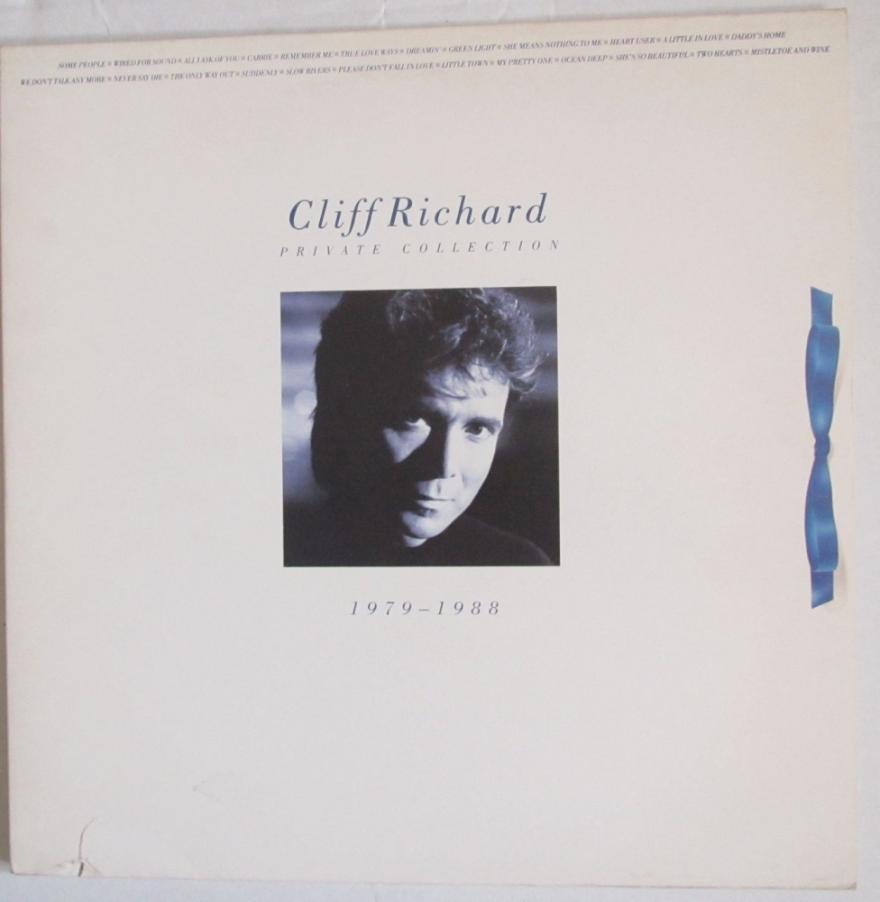 Cliff Richard          Private Collection     1988  Double Vinyl LP   Pre-U