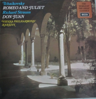 Tchaikovsky      Romeo And Juliet  ,Richard Strauss Don Juan  Vienna Philharmonic Orchestra ,Herbert Von Karajan     1971 Vinyl LP Pre-Used 