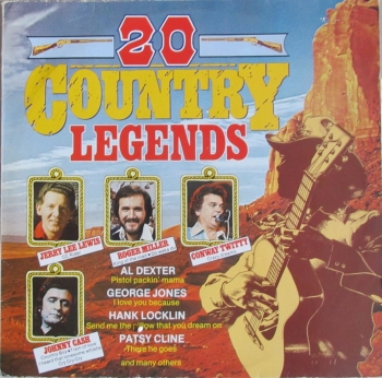Various Artists     20 Country Legends      Vinyl LP    Pre-Used