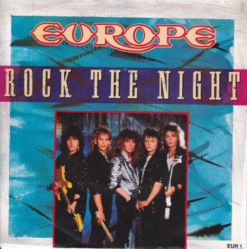 Europe       Rock The Night      1986 Vinyl 7" Single    Pre-Used