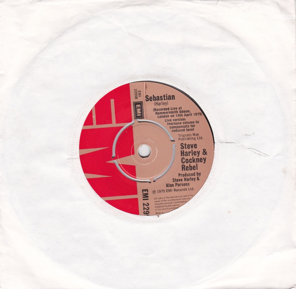 Steve Harley & Cockney Rebel       Sebastian     1975 Vinyl 7