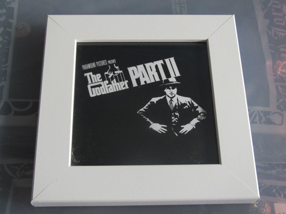 The Godfather Part II     Framed Original CD Album Sleeve      White Frame