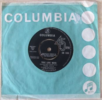 Frank Ifield True Love Ways 1964 7" single
