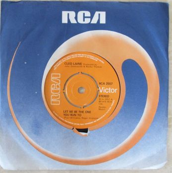 Cleo Laine Let me be the one you run to 1975 RCA 7" Single