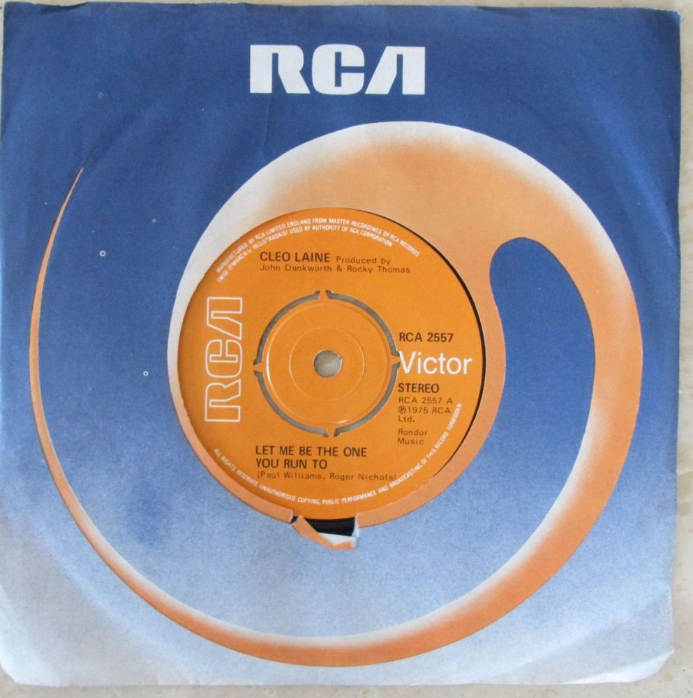 Cleo Laine Let me be the one you run to 1975 RCA 7