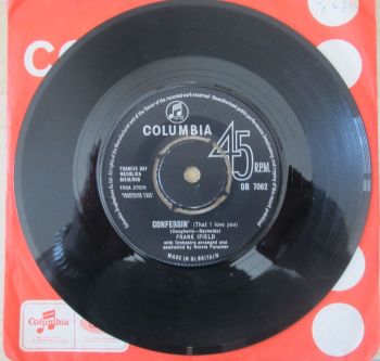 Frank Ifield Confessin' 1963 Columbia 7" single