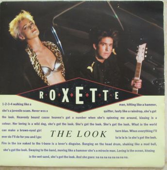Roxette  The Look 1988 EMI 7" Single