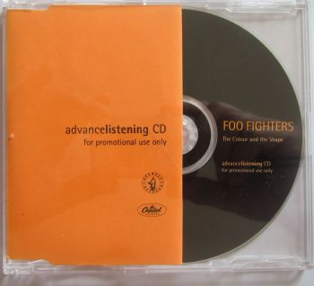 Foo Fighters The Colour and The Shape Advance listening CD