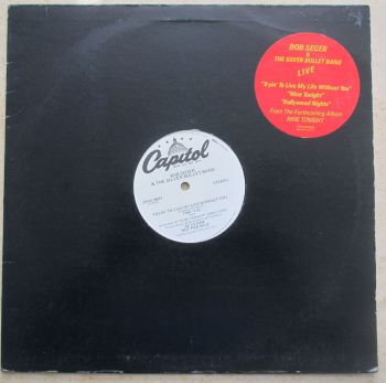 Bob Seger & the Silver Bullet Band Live Trying to live my life without you 12" vinyl Promo