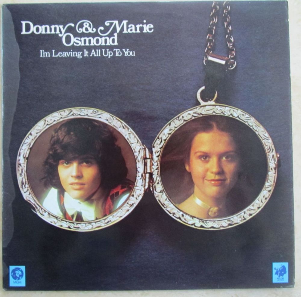 Donny & Marie Osmond I'm Leaving all up to you vinyl LP