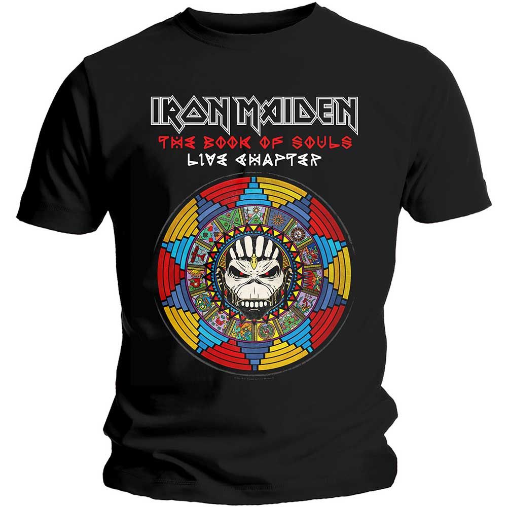 Iron Maiden Book of Souls Live official licensed t-shirt Black