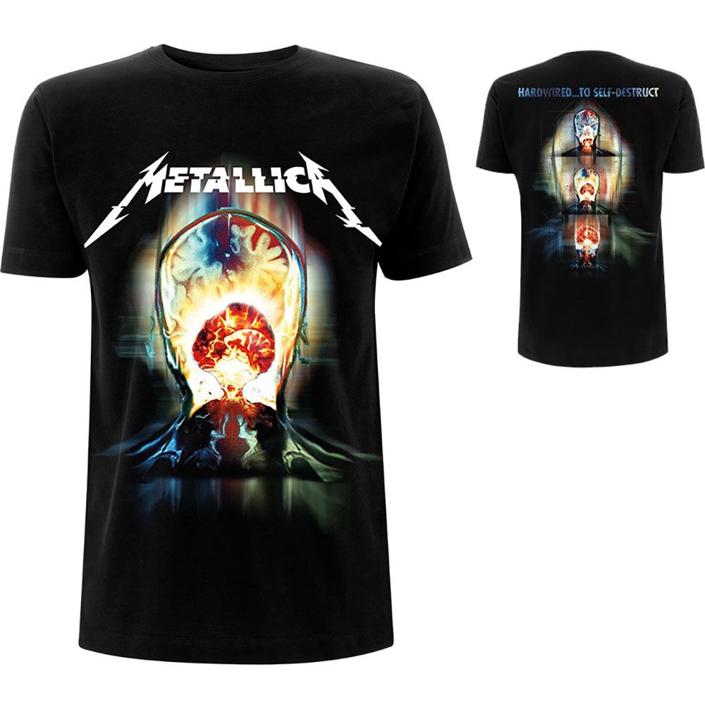 Metallica Exploded (back print) official licensed t-shirt Black