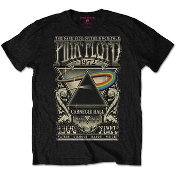 Pink Floyd Carnegie Hall Poster Rock Off official licensed t-shirt Black