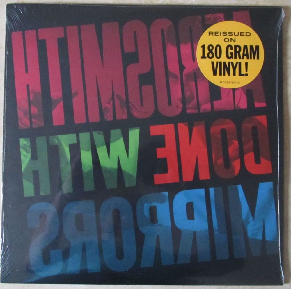 Aerosmith Done with Mirrors 18g reissued vinyl LP