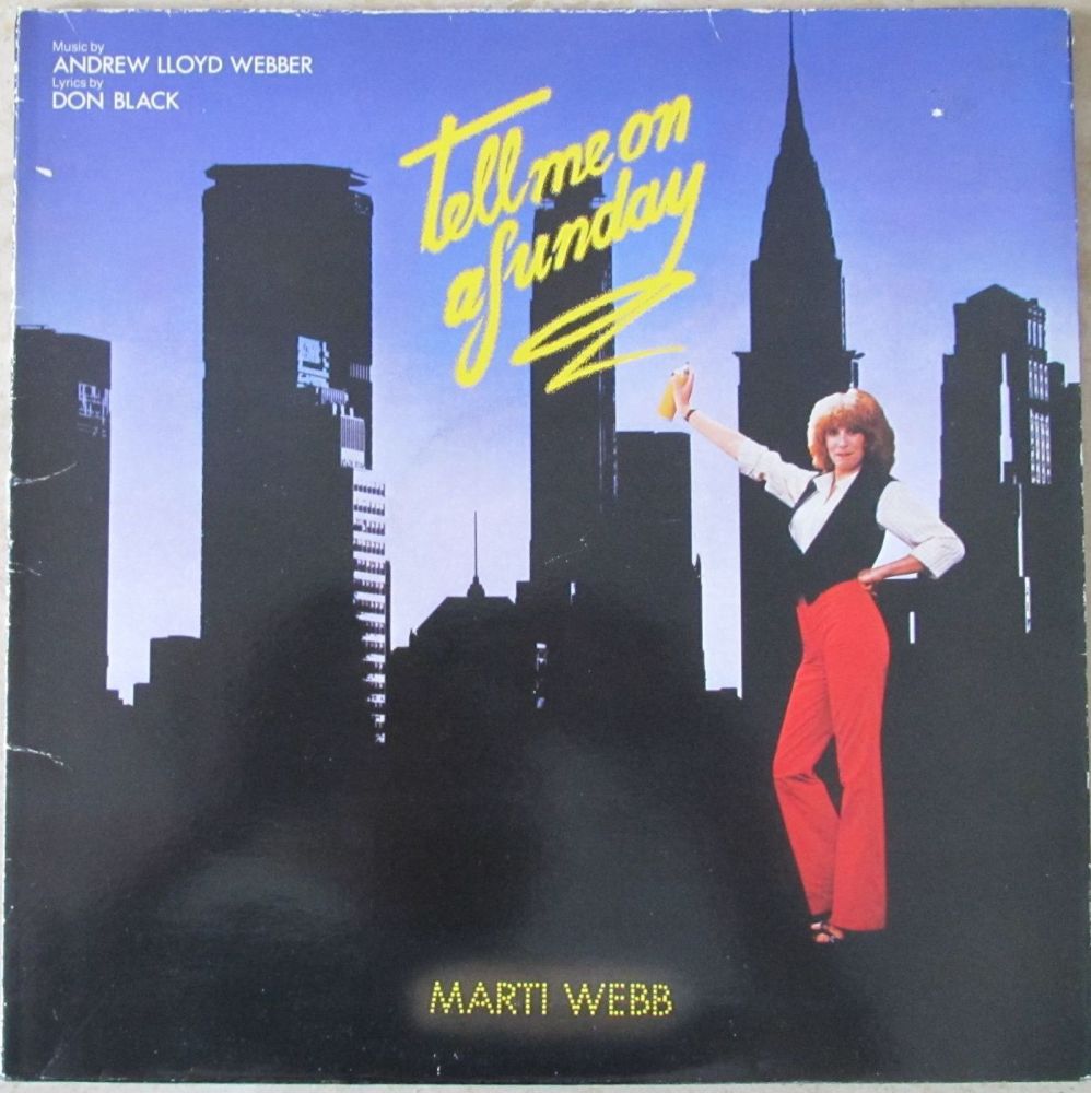Marti Webb Tell me on a Sunday  Vinyl gatefold LP 