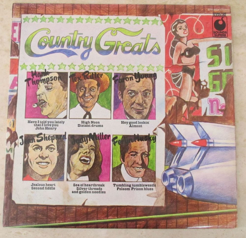 Country Greats various artists vinyl LP