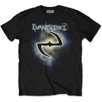 Evanescence Classic Logo Rock Off officially Licensed mens t-shirt Black
