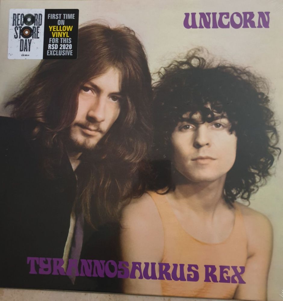 Tyrannosaurus Rex Unicorn RSD 2020 yellow vinyl LP