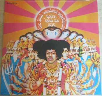 Jimi Hendrix Experience Axis: bold as Love Vinyl LP 2013 Mono re-issue