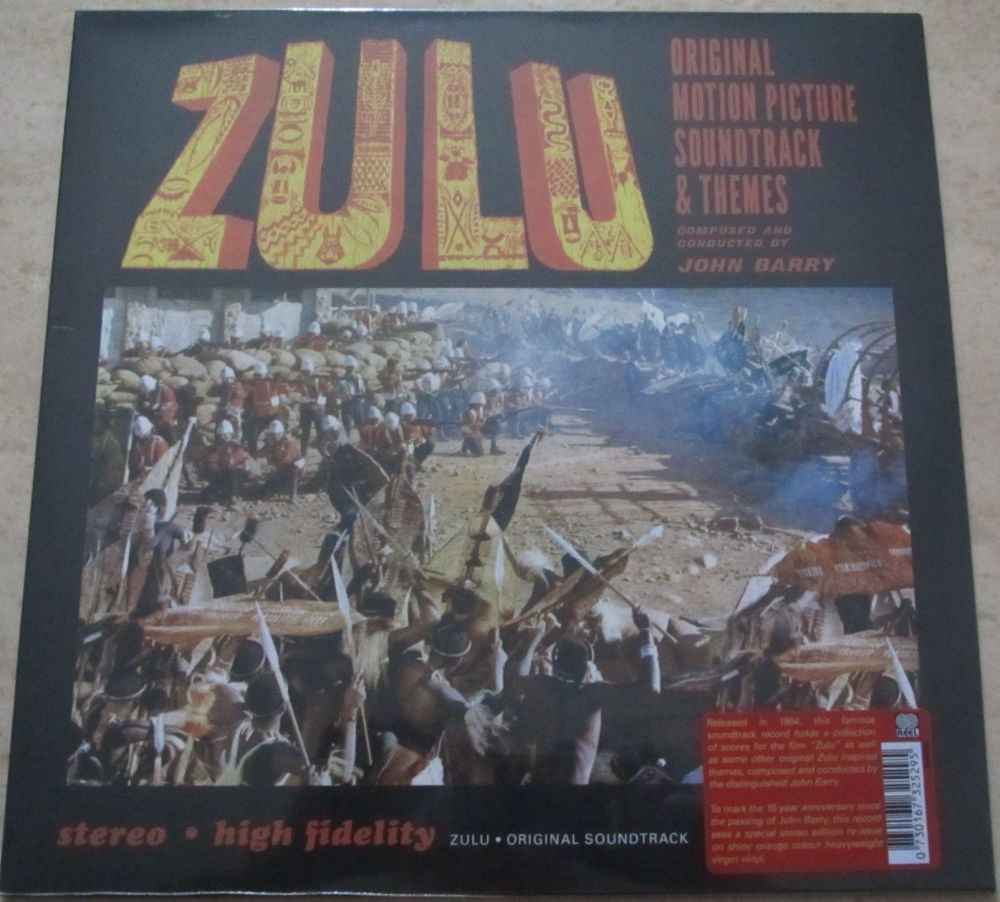 OST / Zulu - Music by John Barry Re-issue stereo heavyweight orange vinyl L
