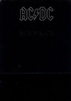 AC/DC Back in Black Vinyl LP Embossed Sleeve