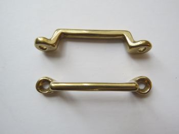 2" Footman Loop Brass