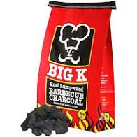 BIG K  BBQ Charcoal Big K  Instant Charcoal 3kg