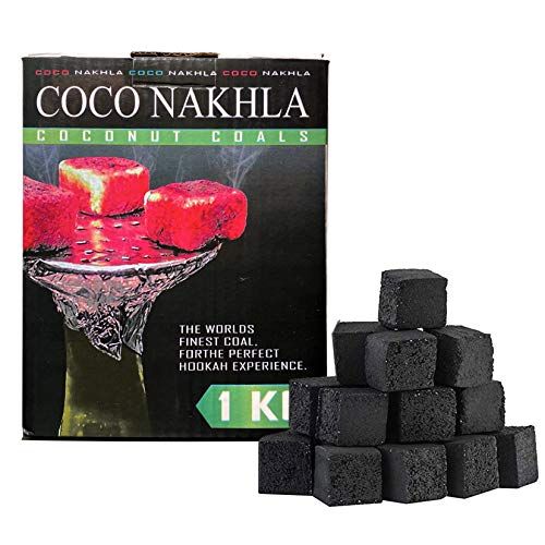 NAKHLA CHARCOAL COCO NAKHLA COAL Original Genuine Coco Nakhla 1kg 