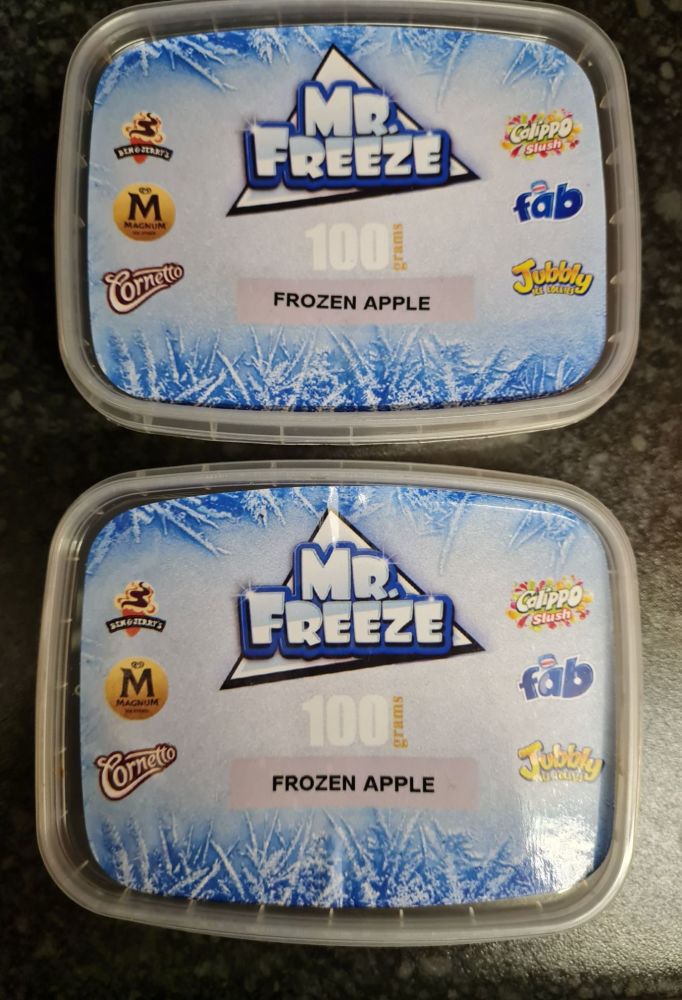 FROZEN APPLE  100G x 2 Original Genuine Mr.Freeze Frozen Apple   