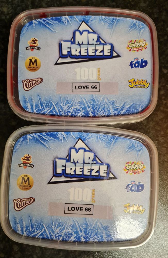 LOVE 66 FLAVOUR 100G x 2 = 200g  Original Genuine Mr.Freeze Love 66 Flavour