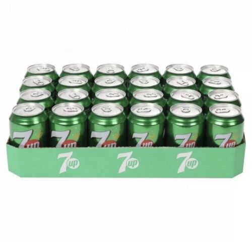 7-UP CANS 330 X 24  (EURO) ONE FULL PALLET 99 CASES FRESH STOCK