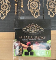 CHARCOAL SAHARA COCONUT SHELL 3 Box of 64 Cubes original charcoal for shisha 64 x 3 box